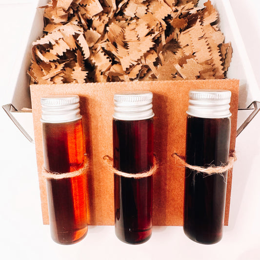 Sirop d'Érable Canadien Pur Coffret découverte Kit d'Échantillons  - Parfait pour Choisir Votre Favori pour vos Événements
