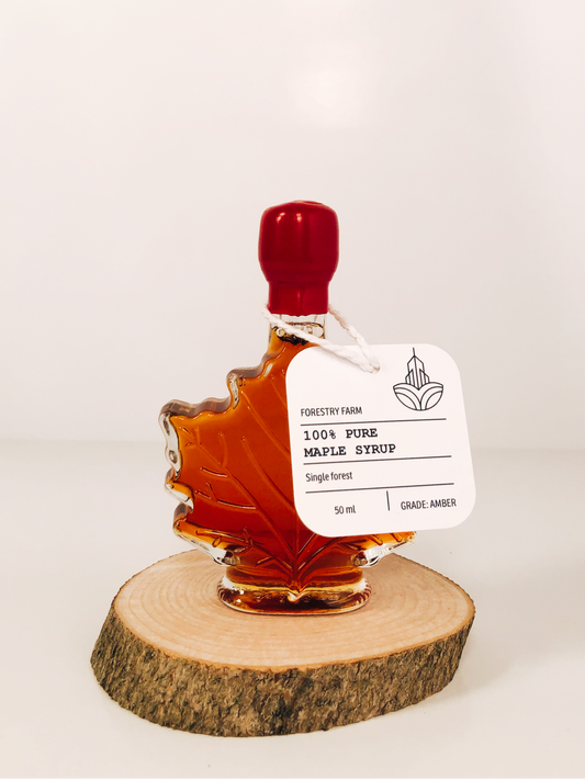 Sirop d'Érable Canadien Pur en Bouteille Feuille d'Érable - Artisanal, Durable, Qualité Exceptionnelle - Cadeau Parfait pour Événements